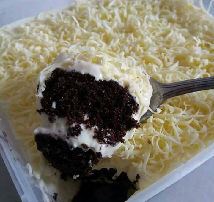 Kek Coklat Kukus Moist Cheese Leleh Viral Resepi Azlina ...