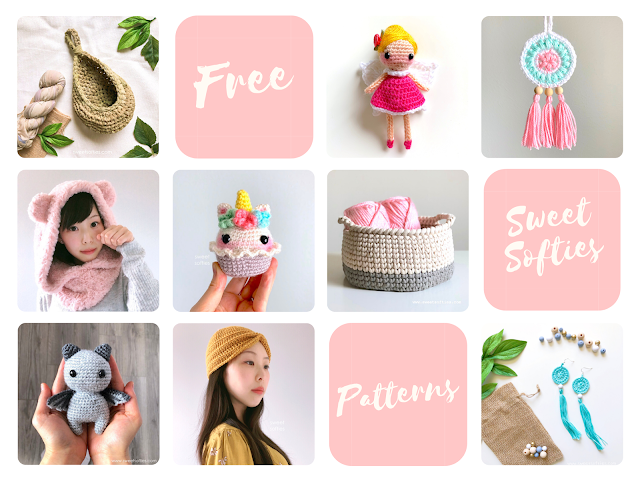 50+ Free Crochet Keychain Pattern Roundup - Sweet Softies