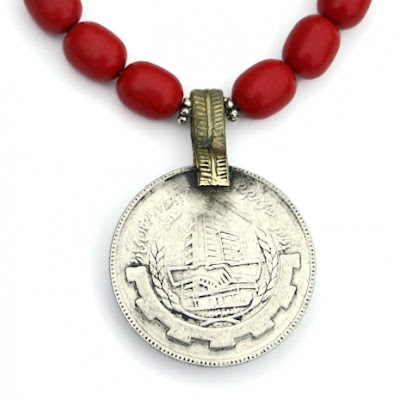 vintage coin pendant necklace gift for women