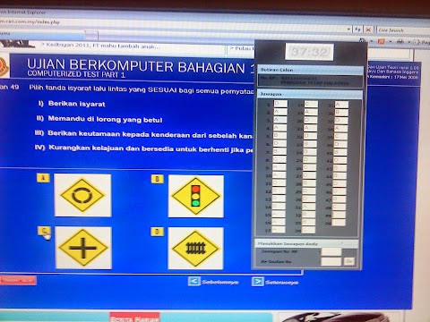 contoh soalan ujian komputer kereta