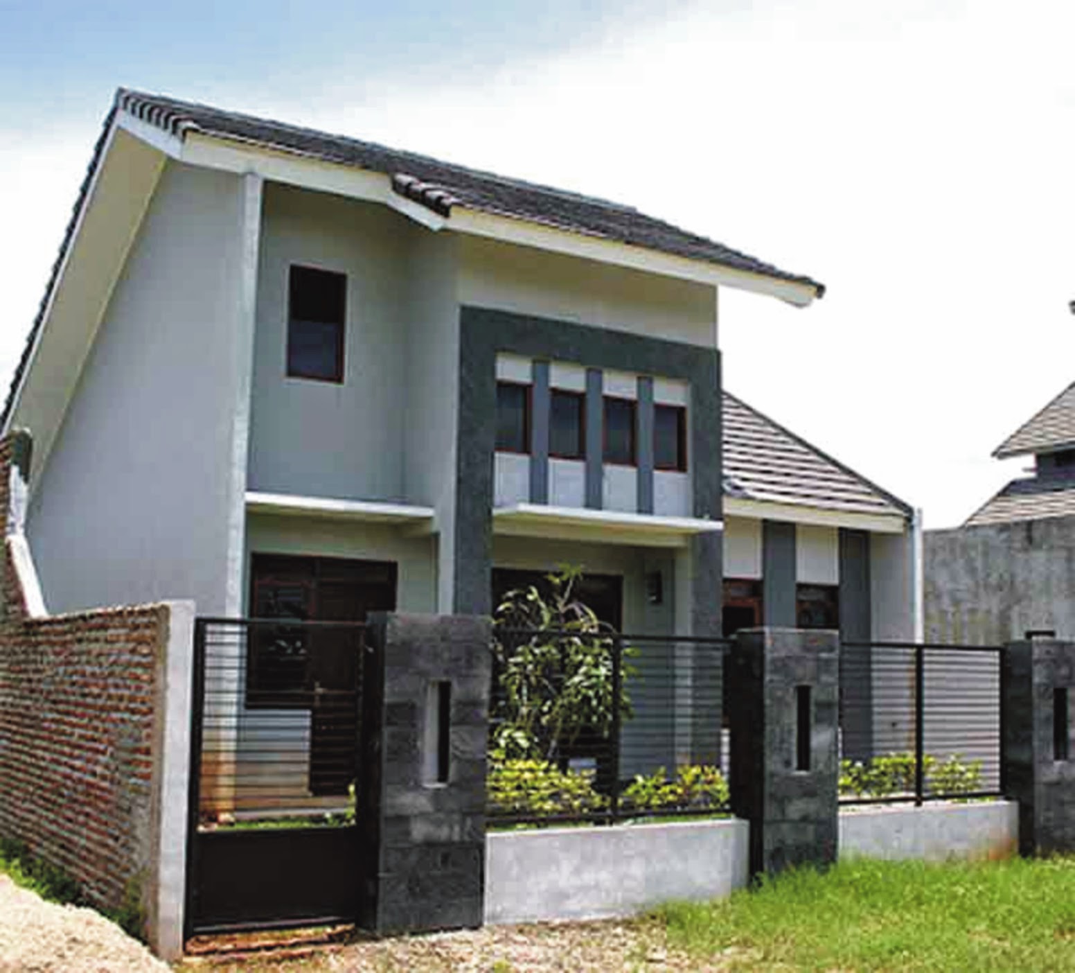 Denah Dan Desain Rumah Sederhana Minimalis Tampak Modern Rumah