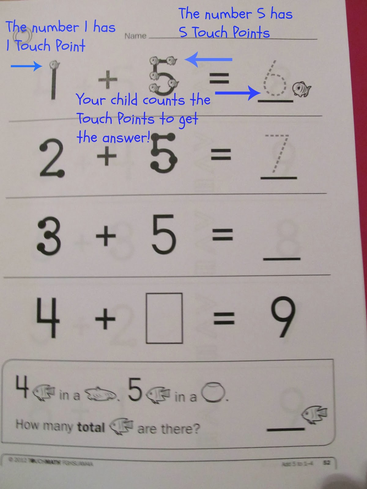 touch math printables 1 9 number cards supporting touch maths