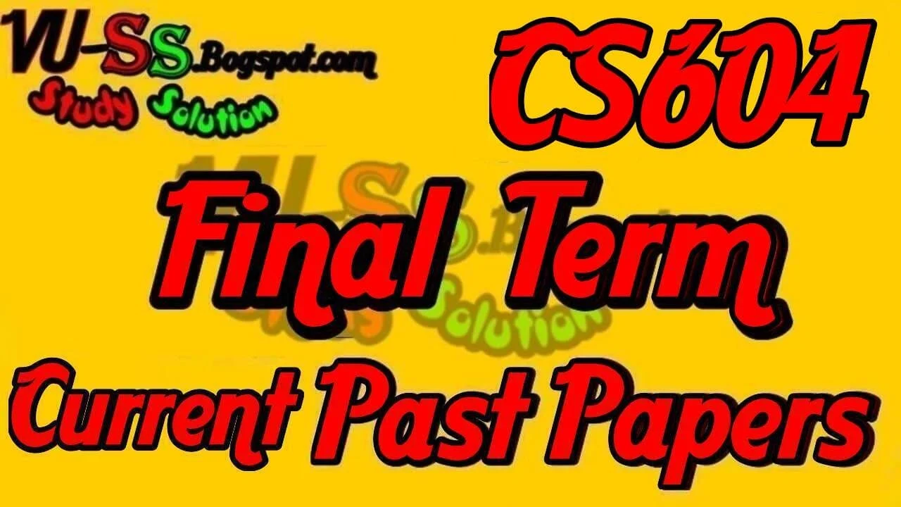   CS604 Current Past Papers 