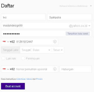 cara membuat akun email baru di yahoo indonesia