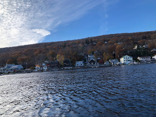 Houses along the lake