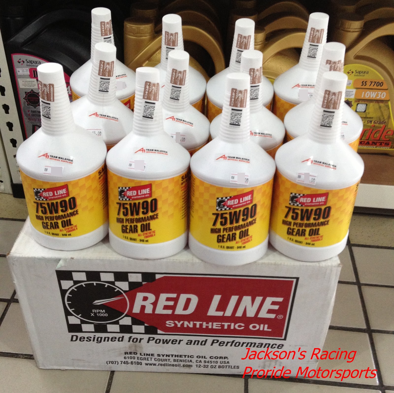 Pro-ride Motorsports: Red Line 75W-90 High Performance 