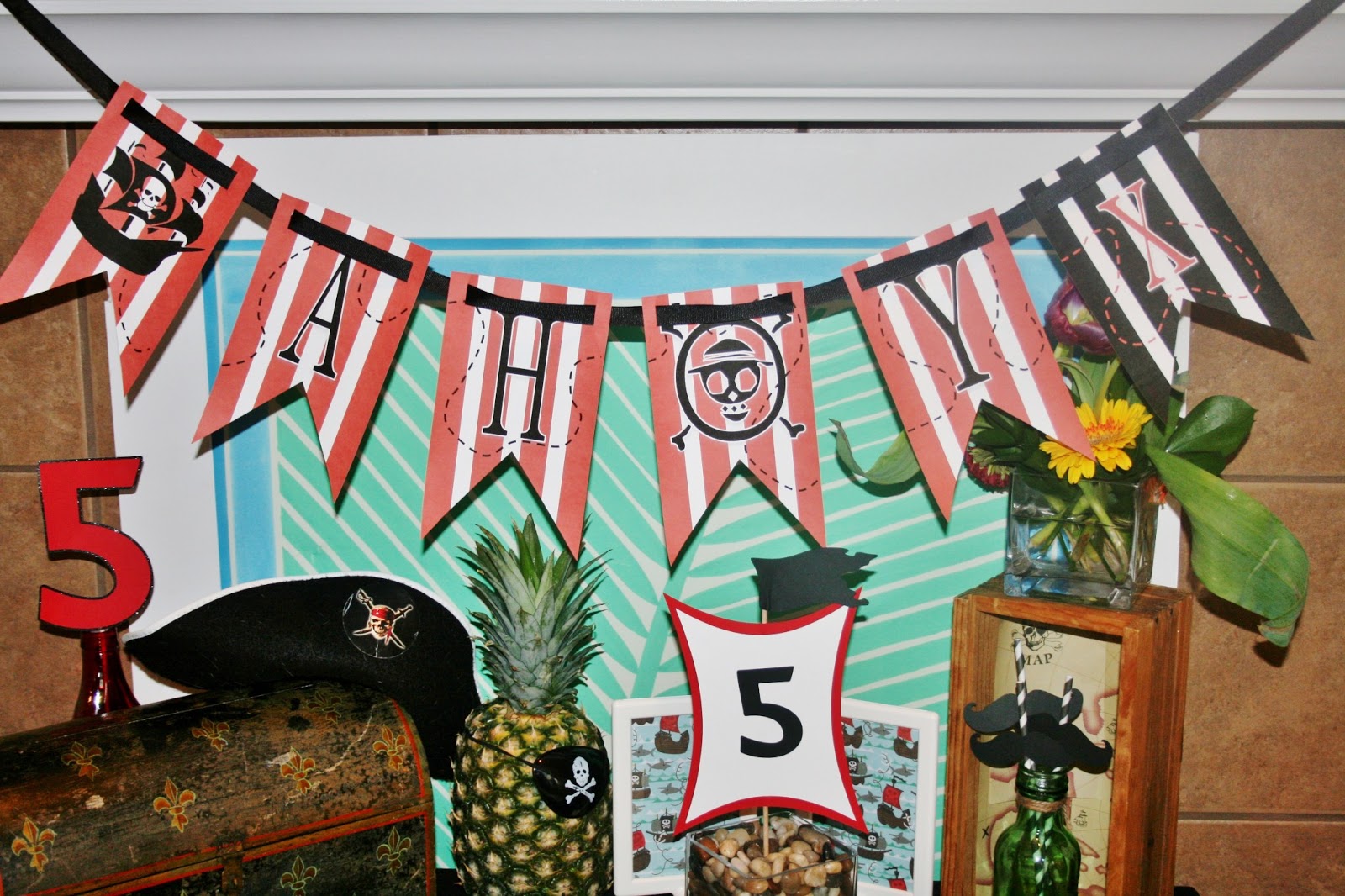 Treasure Map Pirate Birthday Party Collection