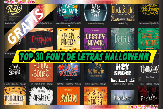 Top las 30 Fuentes para Halloween