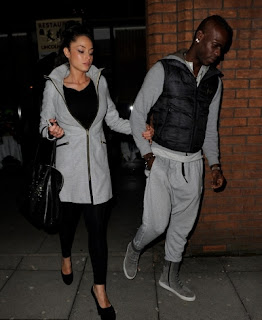 Mario Balotelli with Girlfriend