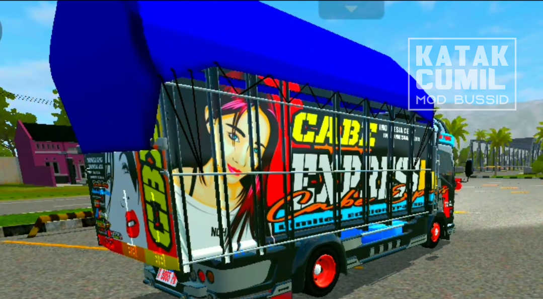 Download Mod Bussid Truck Canter Cabe Express  Katak Cumil