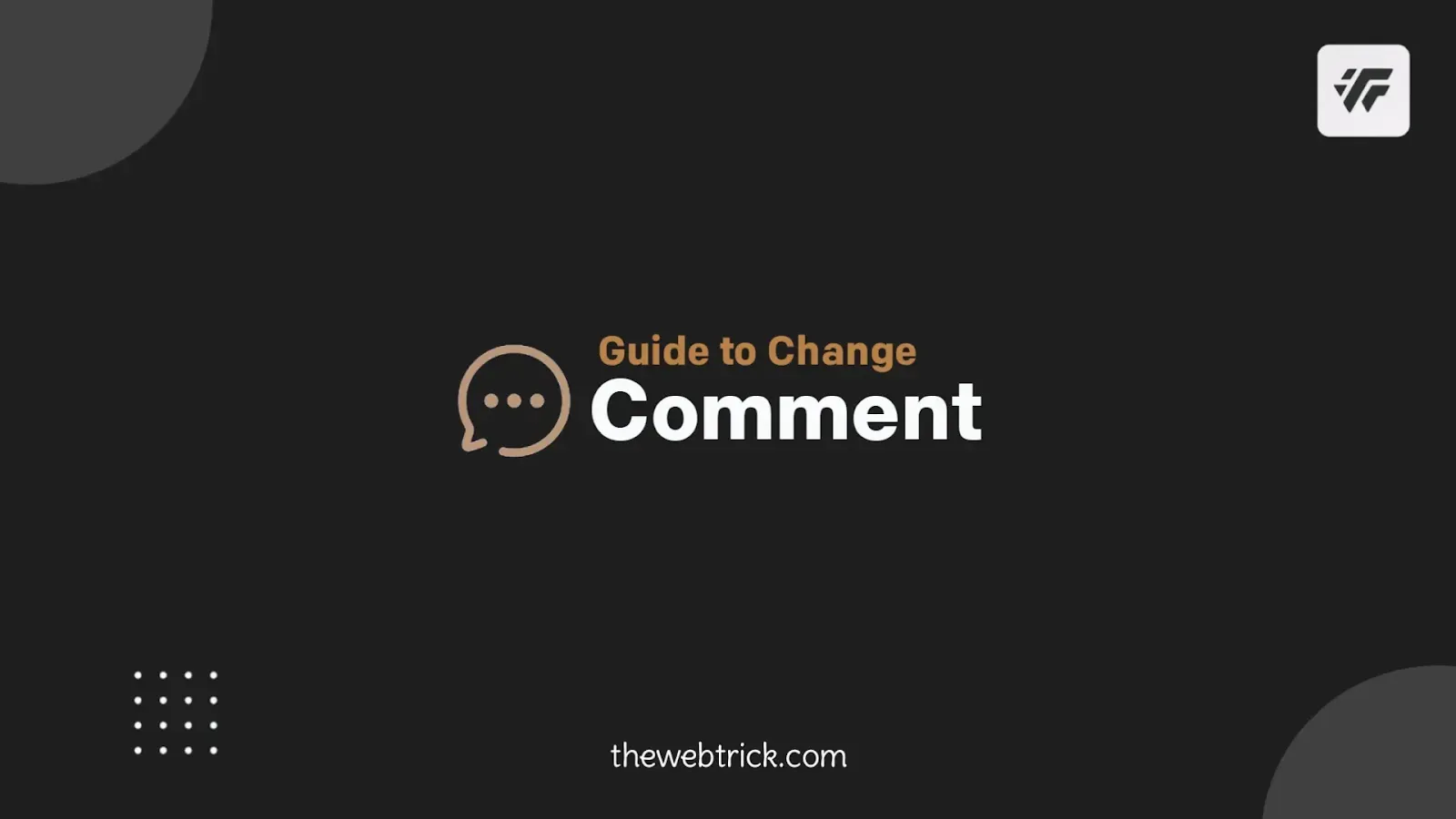 Guide to Changing Blogger Comments