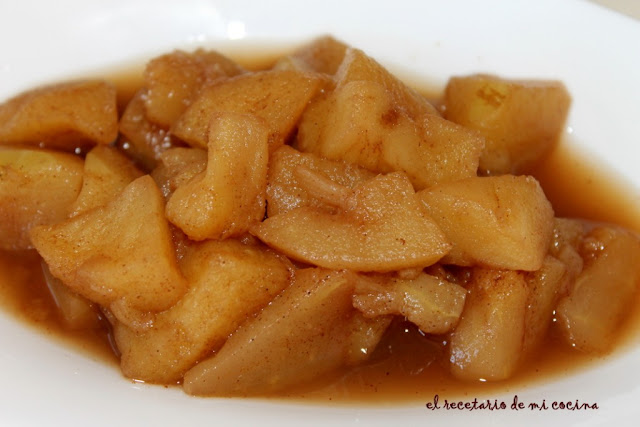 compota de manzana