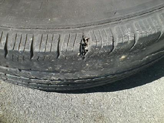 Michelin Tire near blowout