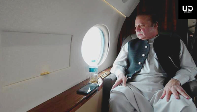 Nawaz Sharif left for Saudi Arabia from London