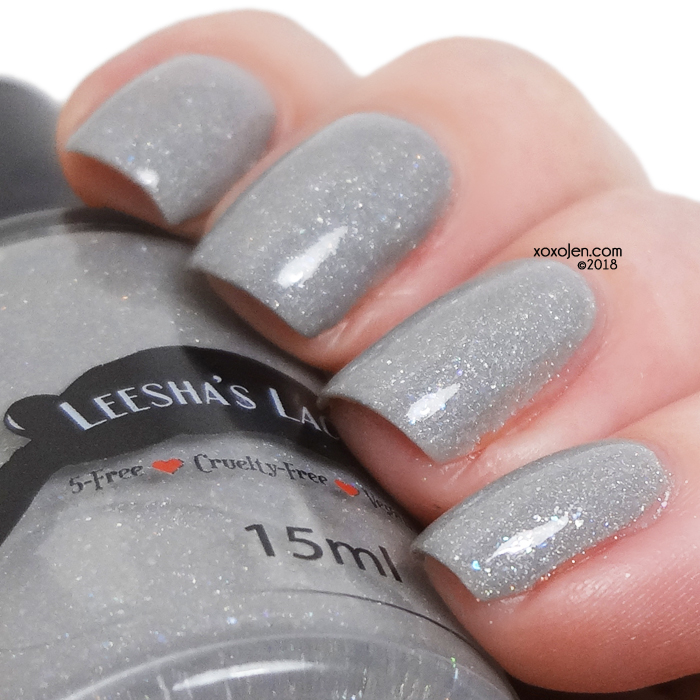 xoxoJen's swatch of Leesha's Lacquer: Grey, Greyer, Greyest