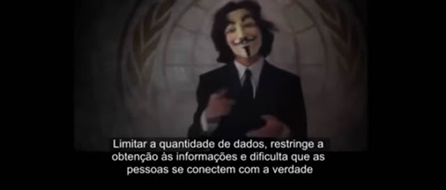 Em vídeo, Anonymous declara guerra cibernética as operadoras que querem limitar a internet fixa.