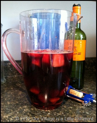 Sangria, step one