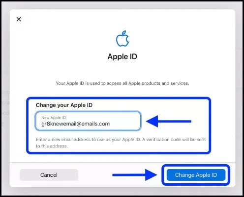 تغيير معلومات حساب ابل Apple id من خلال المتصفح