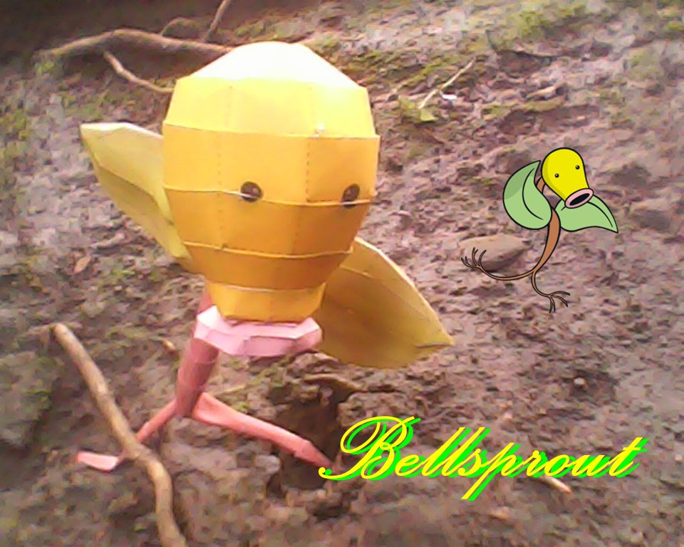 Pokemon Bellsrpout Papercraft