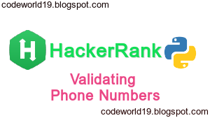 Validating phone number in Python - HackerRank Solution