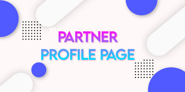 Partners profile page code for blogger 