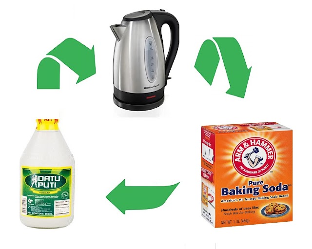 Easy Way to Unclog a Drainage with Hot Water, Baking Soda and Vinegar