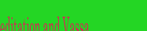 Maditation and Vassa