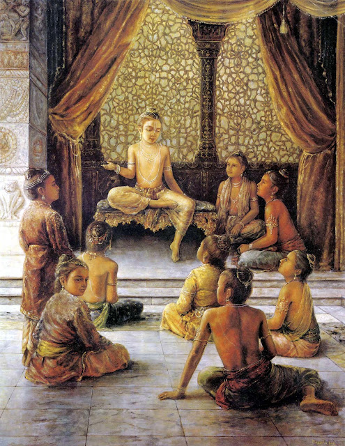 Prahlada Instructs His Classmates About Spiritual Life