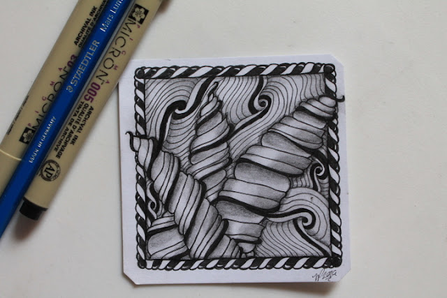 zentangle narwal