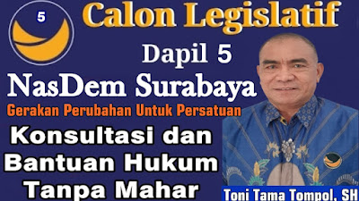 Tebar Kebaikan, Toni Tama Tompol Siap Maju dari Partai NasDem