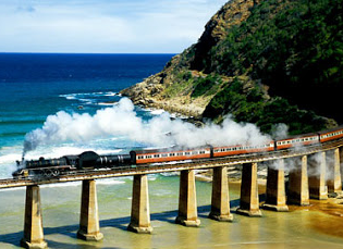 Outeniqua Choo Tjoe-Kereta, Afrika Selatan 