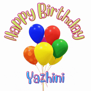 Happy Birthday Yazhini GIF