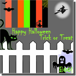 Halloween Digital Background Wallpaper