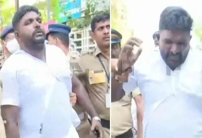 News, Kerala, Kerala-News, Kochi-News, Kochi, Protest, PM, Prime Minister, Narendra Modi, Police, Custody, Politics-News, Opposition leader, DGP Anil Kanth, Kochi: Youth congress worker in police custody for go back Modi slogan.