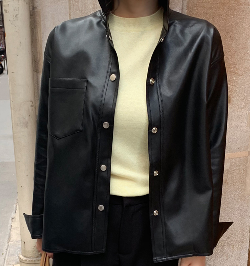 Spread Collar Button Cuff Jacket