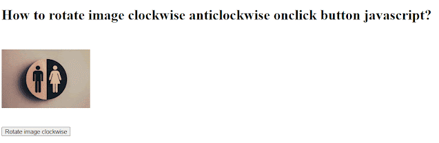 rotate image clockwise onclick javascript
