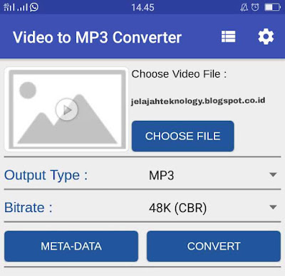  Bisakah mengubah file berformat video yang di  Converter you tube mp3 untuk Android