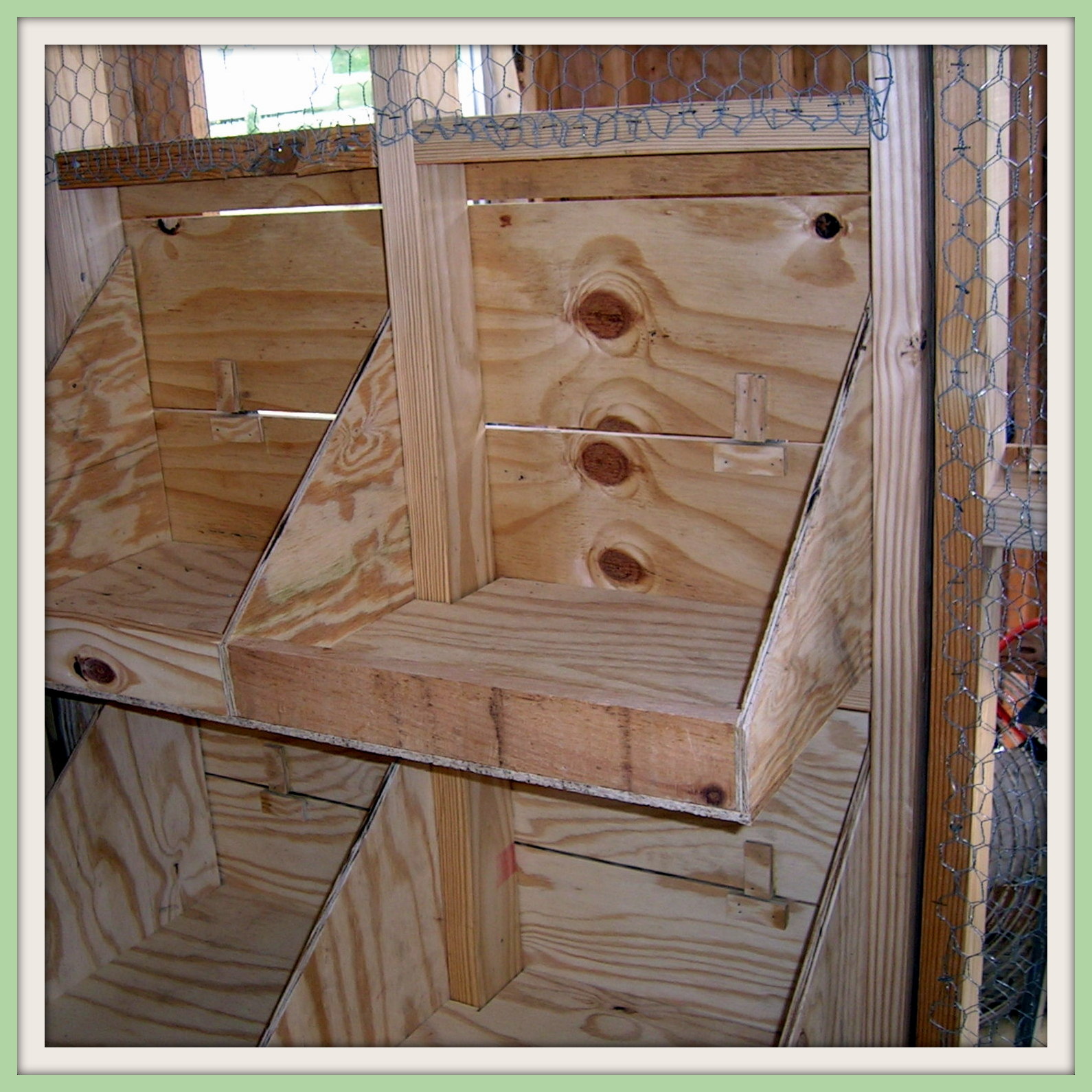 Chicken Coop Nest Boxes
