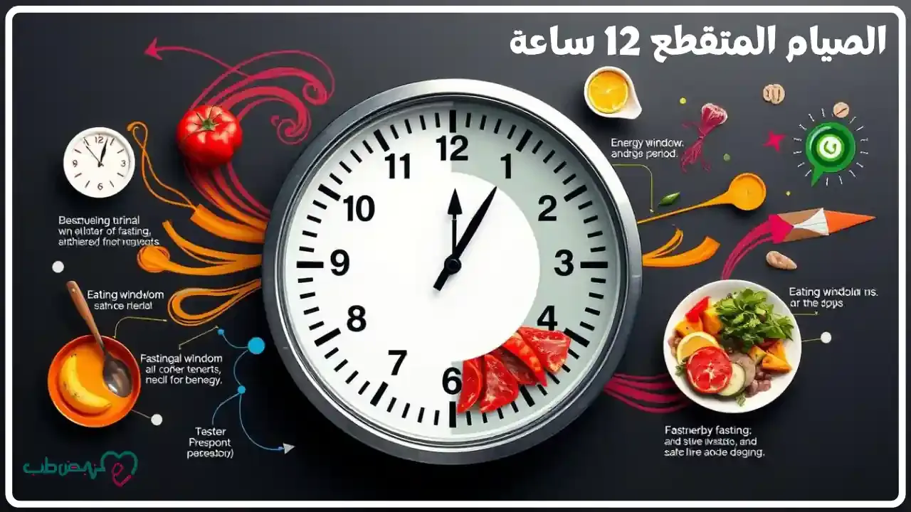 الصيام المتقطع 12 ساعة - دليل صحي متكامل