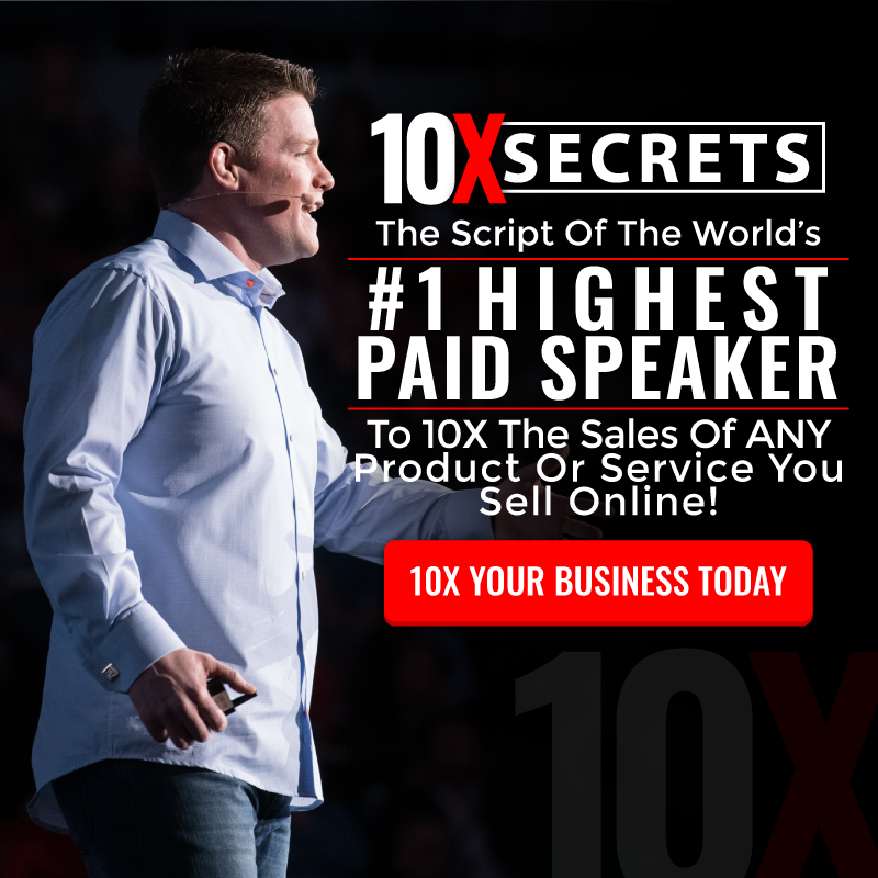 Get The 10X Secrets Masterclass now!