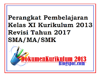 Perangkat Pembelajaran Kelas XI Kurikulum 2013 Revisi 2017 SMA/MA/SMK