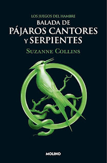 "Portada del libro Balada de Pájaros Cantores y Serpientes de Suzanne Collins"