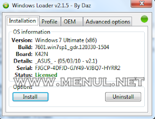 Windows Loader 2.1.5 by Daz + WAT Fix