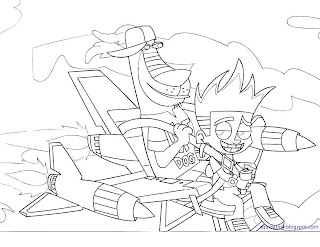 johnny test coloring pages - Guitar Johnny Test Coloring Page Free Printout Texas Life!