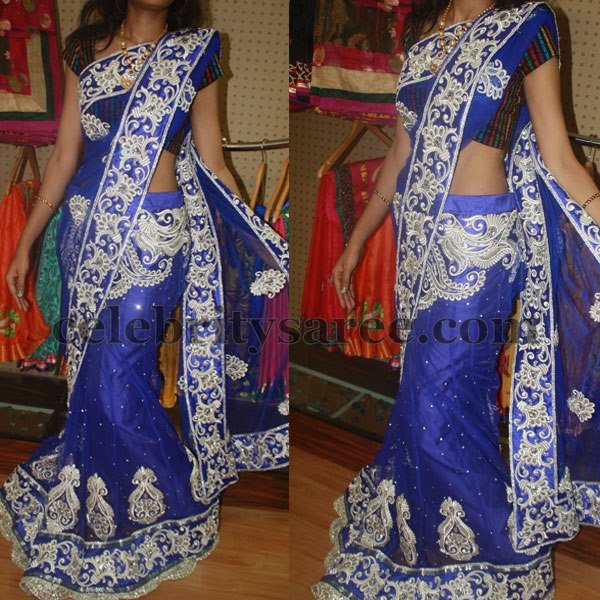 Embroidered Work Lehenga Saree