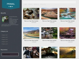 Primal Blogger Template