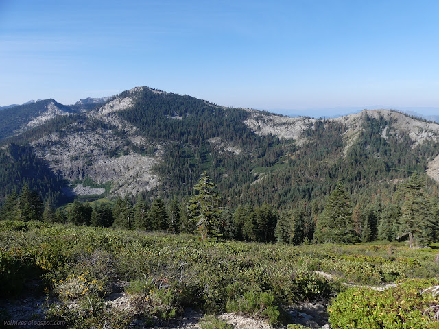 030: granite points and green flats far below