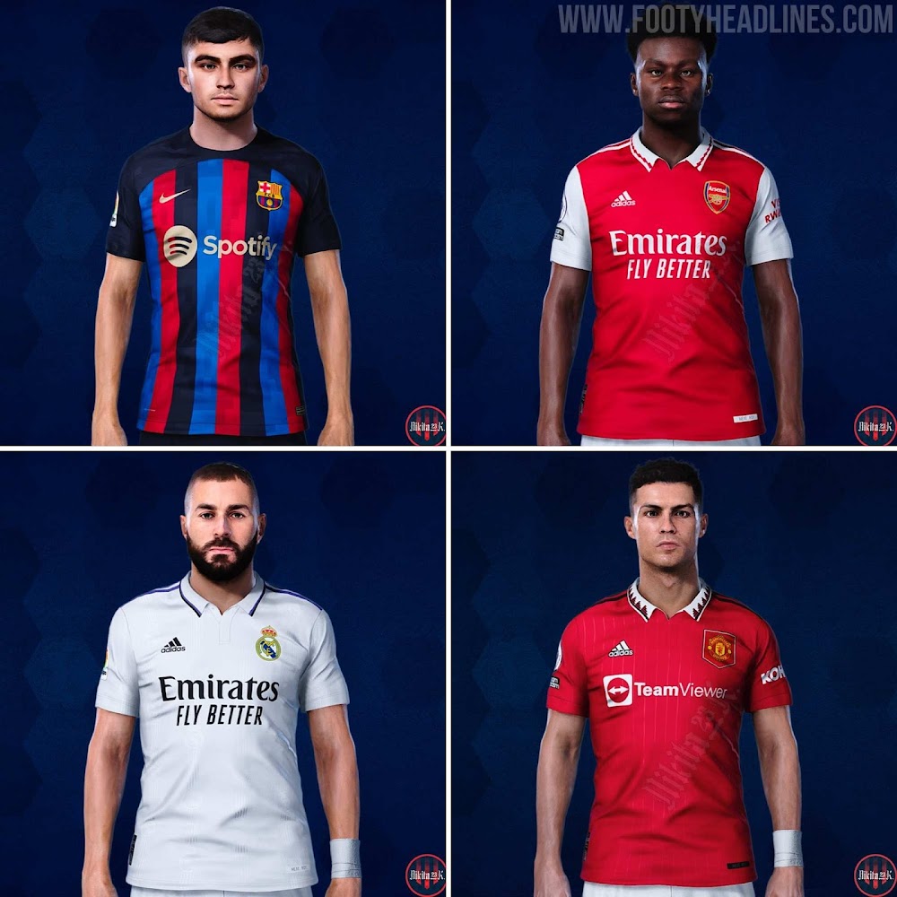 New 2022-23 football kits: Barcelona, Real Madrid, Manchester United & all  the top teams' jerseys revealed