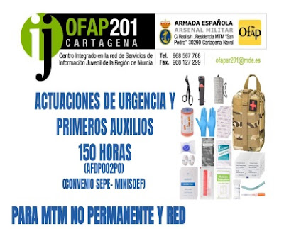 Oferta de cursos para RED, Ofap de Cartagena (Murcia).