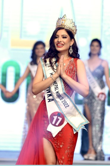 Priyanka Rani Joshi crowned miss Nepal 2022